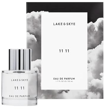 Lake & Skye 11 11 Eau de Parfum Spray - Clean Skin Musk, Amber, Vegan, Cruelty-Free - 1.7 fl oz (50mL)