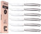 Arcos Steakmesser-Set | 6-teiliges Steakmesser | Edelstahl | Klinge 110 mm | runder Griff und ovale Form | Monoblock | Umweltfreundliche Verpackung