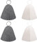 XNHIU 4pcs Sauna Hat Comfortable Wool Bath House Cap Protect Your Head from Heat for Hot Dry Steam Room Bath
