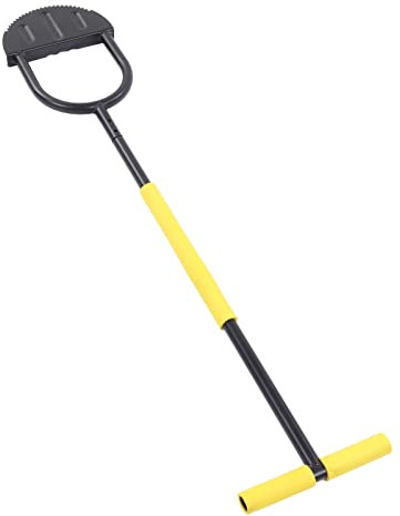 Akozon Maniglia, Pala da Rifinitura Manuale in Acciaio al Carbonio per metà per Giardino Zoo Moon Edger Mezzo Prato Elevata Durezza Pulizia Semplice