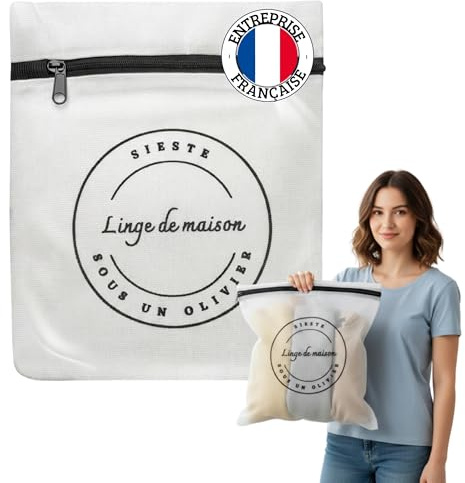 Filet Linge Machine à Laver : Lot De 2 Filets de lavage 30x40cm. Sac lavage solide et durable. Idéal Vetement Delicat.Lessive Laine,Pull,Chaussettes,Lingerie et Sous vetements. Haute qualité.