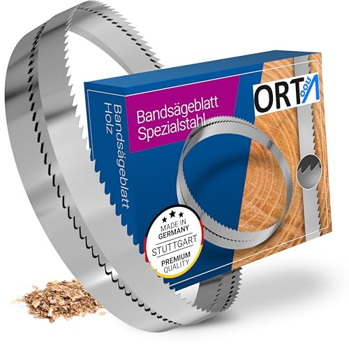 Orta 3 Stück 1826mm Holzbandsägeblatt für Holzmann HBS245 Sägeband Bandsägeblätter Holzbandsägeblätter Sägeblätter (1826 x 6 x 0,40 x 4)