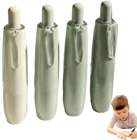 Lot de 4 Rouleaux Roller De Colle, Roller Ruban Adhésif Double Face, Rouleaux De Colle, Souris Colle Pour Scrapbooking DIY Carte, Travaux Manuels, Album Photo, école, Maison, Bureau (Vert)