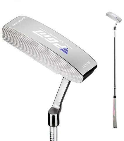 Golf Putter Women Left Handed Stainless Steel Exercise Stick Professional Lady LH Coach Teach Golf Clubs Push Rod (Left)