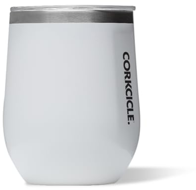 Corkcicle Origins Stemless Cup - Triple Insulated Stainless Steel Travel Wine Cup Tumbler for Coffee, Wine, Champagne, and Cocktails - Leakproof, Reusable, BPA-Free, Dishwasher Safe - 355ml/12oz