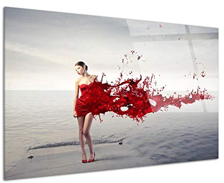 DECLINA – Tableau Mural Éclat de Robe – Décoration Murale Design Intérieur Moderne – Impression Hd sur Verre Acrylique – Fabrication Française