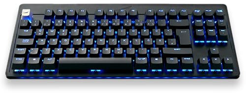 Mountain Everest Core RGB Gaming Keyboard mit hot-swappable Cherry MX Red Switches - DE ISO - Midnight Black