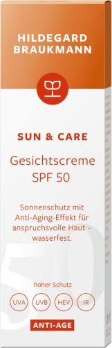 Hildegard Braukmann Sun & Care ANTI-AGE Gesichtscreme SPF 50, 50 ml