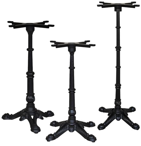 ZStyle Base pour Table - Pied Central en Fonte pour Bar, Bistro, Restaurants - Table Basse Intérieur/Extérieur - Patte de Lion (Z778 : Diamètre 55 x H 107)