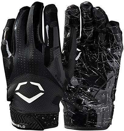 EvoShield - Guante de fútbol americano para receptor, color negro