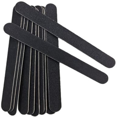 Ncheli 20 pcs Lima profesional de uñas,Lima De Uñas Desechable Limas de Uñas Profesionales Limas para Uñas de Doble Cara Set para pulir & estilizar uñas