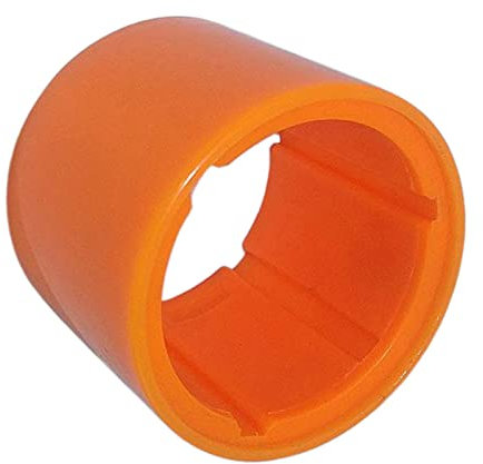 predolo Elektrisches Skateboard Motor Reifenhaut, Bürstenloser Nabenmotor PU Reifenabdeckung für Longboard Mini DIY Electric, 70mm Orange