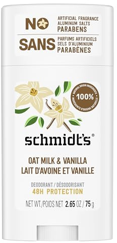 Schmidt's Aluminum-Free Deodorant Vanilla & Oat Milk Aluminum Free 2.65 oz