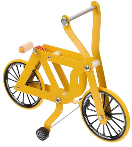 WOONEKY Juguete De Bicicleta para Loro Educativo De Entrenamiento Compacto para Pájaros Juguetes para Loros Grandes Ejercicio Interactivo 7.87X6.69X3.93 Pulgadas
