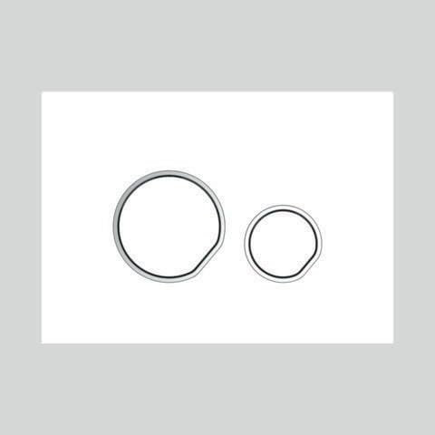 SANIT Betätigungsplatte INEO CEDO 2C weiß