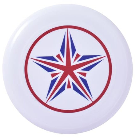 Qkydky Eurodisc 175g,Flying Ring,Professionelle Wurfscheibe,Wurfring mit Durchmesser,Wettkampf-Frisbee Funsport, Rainbow Wettkampfharte Wurfscheibe,Freizeitspieler und Profis Gleichermaßen (B)