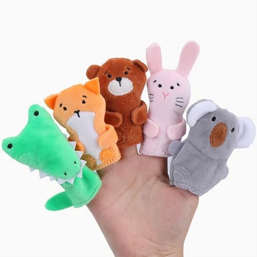 LOMTRATS 2024 Finger Puppets,Cute Soft Finger Puppets for Early Education,Entertaining,Bedtime Stories,Novelty Toys,Children's Gifts.