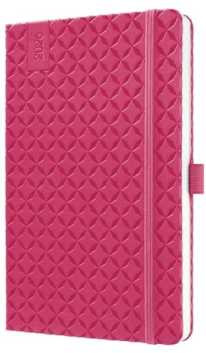 SIGEL J6105 Wochenkalender Jolie 2026, ca. A5, , pink: Agenda Jolie, Flair, Fuchsia Pink, Hardcover