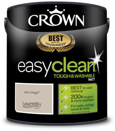 CROWN Easyclean Matt Emulsion Paint 2.5L East Village