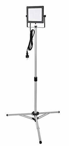 Electraline 63440 Foco Led Proyector sobre Trípode, Gris