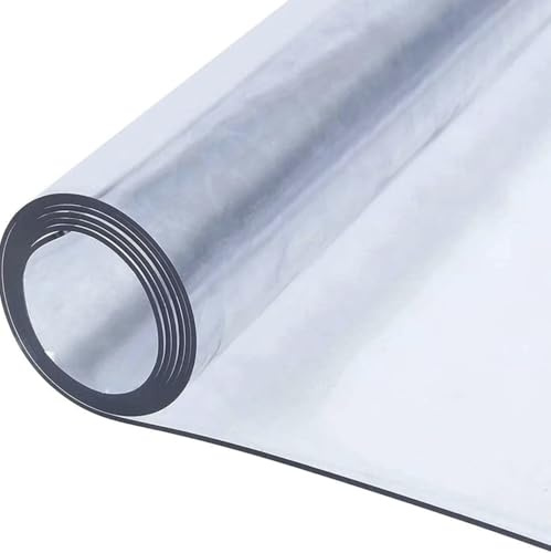 0,5 mm x 140 cm breit Transparente Starke Flexible Folie zum Schutz vor Wind, Regen, Staub, 10m