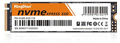 KingDian SSD interno 1TB Gen3x4 PCIe M.2 2280 Drive a Stato Solido NVMe(1TB)