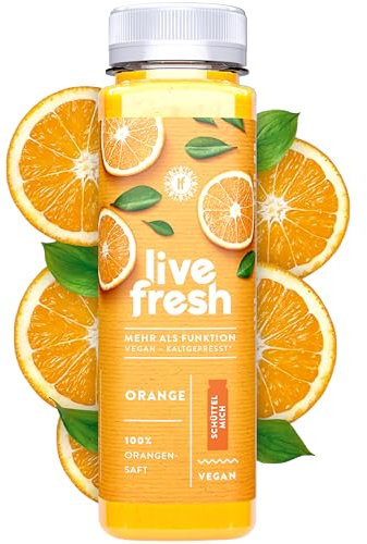 LiveFresh Orangensaft Kaltgepresst¹ - 24x250ml