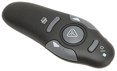 Yctze Telecomando per Presentatore Wireless Distanza di Controllo di 15 M Clicker per Presentazioni USB da 2,4 GHz Clicker per Presentazioni Avanzatore di Diapositive per Computer