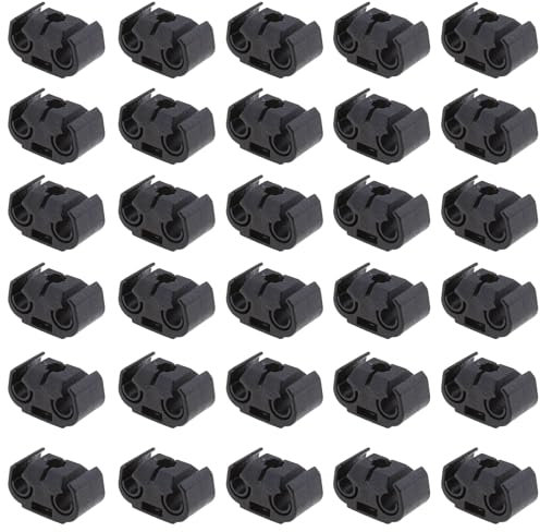 Auto Bremsleitung Clip, 50 Stück Auto-Bremsschlauch-Clips, Schwarz Bremsleitungs-Halterung, Bremsschlaeuche Clip,Bremsleitung Halter Bremsschlauch Clip