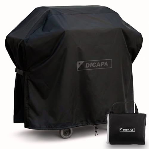 DICAPA Funda Barbacoa Exterior Impermeable, Funda Exterior Impermeable, Fundas Protectora para Barbacoa de (147x61x117cm), Funda Impermeable Exterior, Funda BBQ