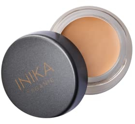 INIKA Organic Full Coverage Concealer | Erase Dark Circles, Cover up Blemishes, Creamy formula, Vegan Ingredients, All Day Wear that Hydrates and Nourishes. Sand