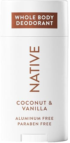 Native Whole Body Deodorant Stick Contains Naturally Derived Ingredients, Deodorant for Men and Women | 72 Hour Odor Protection, Aluminum Free with Coconut Oil and Shea Butter | Coconut & Vanilla
