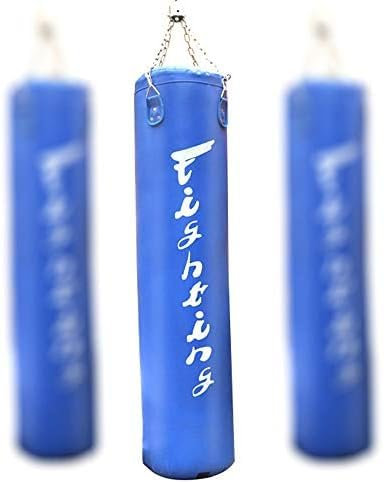 Saco De Boxeo para Entrenamiento De Boxeo, Saco De Boxeo De Entrenamiento De Muay Thai Sin Relleno con Cadena Colgante, Ideal para MMA, Kick Boxing, Artes Marciales,Azul,180cm,outstanding78