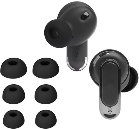 kwmobile 6X Polster kompatibel mit JBL Tour Pro 2-3 Größen - Silikon Ohrstöpsel In-Ear Kopfhörer