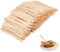 UEAVOID Fourchettes à Frites en Bois, 100 Pièces, Couverts de Fête, Fourchettes en Bois, Couverts en Bois, Pour Fête Anniversaire Camping et Pique Nique (85 mm)
