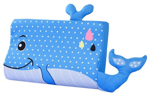 Babykissen - Babykopfkissen | Babykissen Neugeborener Flachkopf | Konturkühlkissen mit Tierdesign | Atmungsaktive weiche Kissen für Kinderbetten | Babykissen 0-12 Monate | Reisekissen für und M