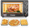 Toaster Oven Countertop, 22L Stainless Oven with Adjustable Temperatures and Timer, Multifunction Toaster for Bake, Roast, Broil, Toast, Includes Baking Pan, Rack (T72453244)