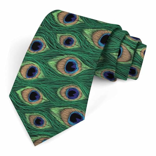 Muntayson Flamingos Tie for Men Novelty Fun Full Print Men's Necktie Skinny Fashion Narrow