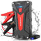 AOKBON Arrancador de Coches 1200A 13200mAh Arrancador de Baterias de Coche Portátil para Motor 6.0L Gasolina o 5.0L Diesel con luz LED y 2 Puertos USB de Carga rápida