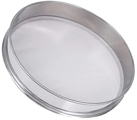 WRETKEON Passoire à mailles fines de 30 cm - Passoire à pollen en acier inoxydable - Secoueur à farine et micron - Tamis en maille de 150 mailles