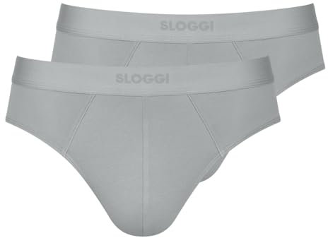 Sloggi Men Ever Ease Brief 2P Silver Grey