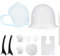 Cinsers Bonnet à mèches en silicone avec aiguille et trous, réutilisable, doux et durable, facile à nettoyer, convient pour les femmes et les filles