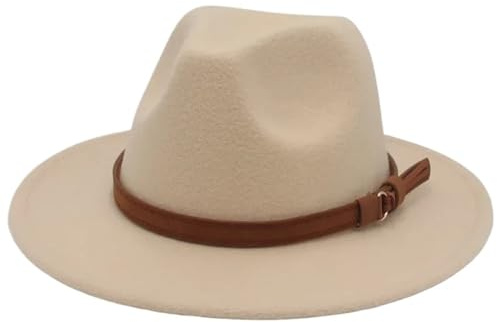 XPJYUA män fedora hatt damer fedora hattar höst vinter gentleman jazz filthatt för män retro kyrka dam platt brett brätte klänning hatt