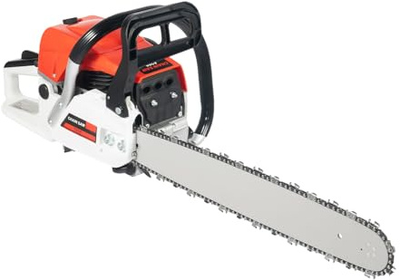 Motosierra de gasolina 52 cc 2 tiempos Motor Gasoline Chainsaw 7500 rpm Motosierra para cortar madera, podar ramas