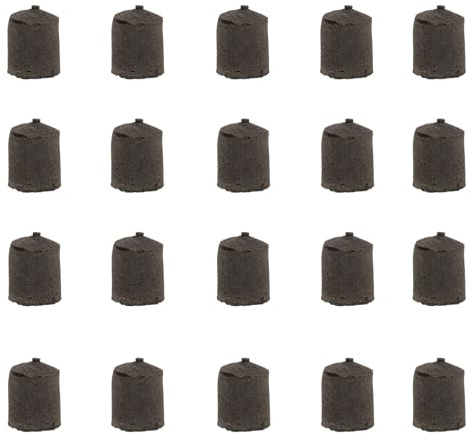 HOMSFOU Blocs de Pépinière Nutritifs ￠30×32 Mm, 20 Pièces, Substrat Hors-Sol en Tourbe pour Jardinage Potager, Sol Végétal Absorbant et Perméable, Engrais pour Légumes et Fleurs