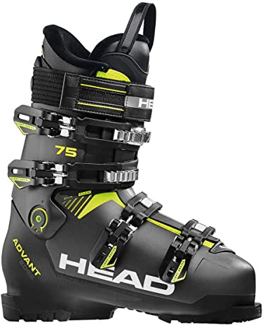 Head Advant Edge 75, Scarponi da Sci da Uomo, Uomo, Scarponi da Sci, 608225, Antracite/Nero/Giallo, 270