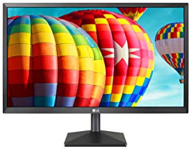 LG Electronics Full HD Monitor 24MK43HP, 1080p, 24 Inch, 75Hz, 5 ms, IPS Display, AMD Freesync, Energy Saving, HDMI, VGA, Anti Glare, Wall Mountable, Tilt Adjustable