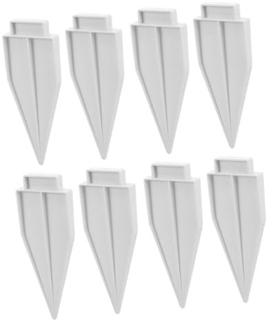 Happyyami 8pezzi Plugs Per Recinzione Da Giardino Supporti Plastica Per Aiuole Facili Da Installare Accessori Per Cortile e Giardino