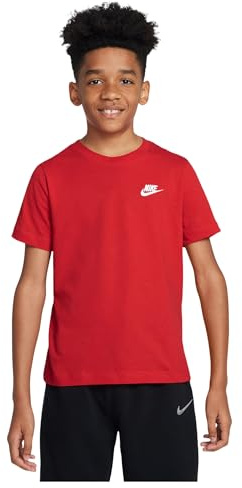 Nike K NSW tee EMB Futura Lbr - Camiseta Unisex para niño