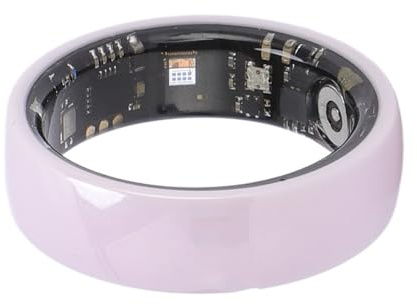 XUMIUZIY Anillo Inteligente, Anillo NFC de Cerámica, Control de Acceso, Múltiples Modos Deportivos, Seguimiento de Pasos, Ligero y Portátil, Resistente Al (Tamaño 9 (ID 18,9 mm/0,74 pulg. C 59,5